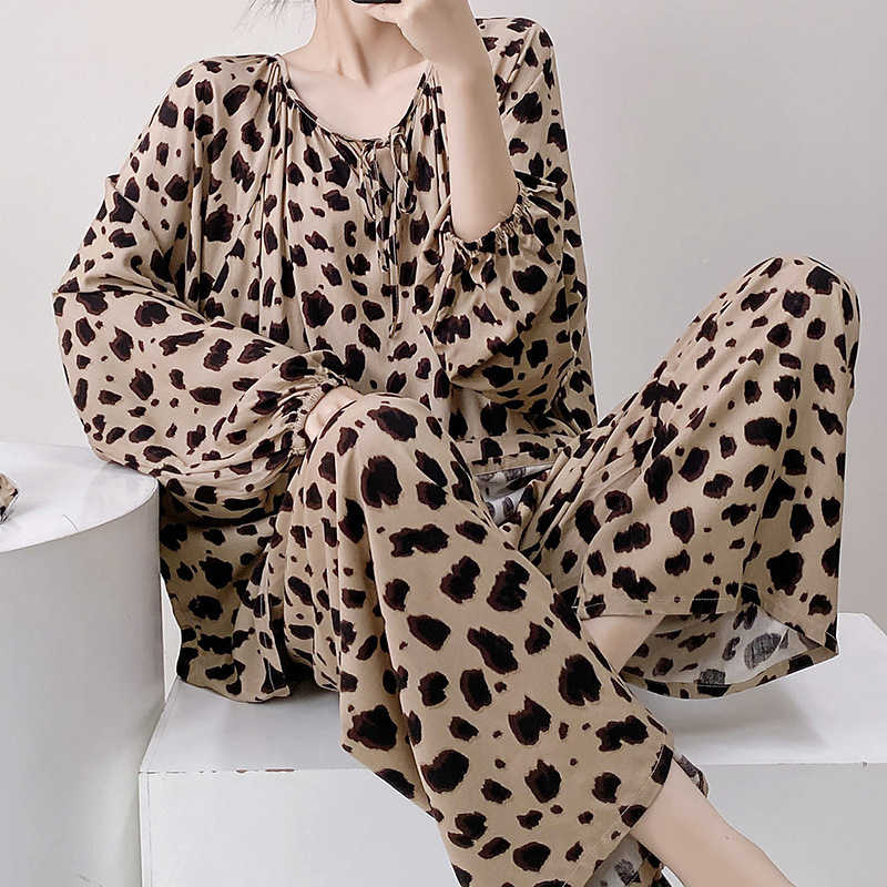 2421 호피무늬 + 머리끈