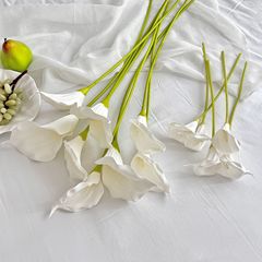 EVA材质马蹄莲仿真花家居婚庆装饰插花道具高端定型工艺场景布置