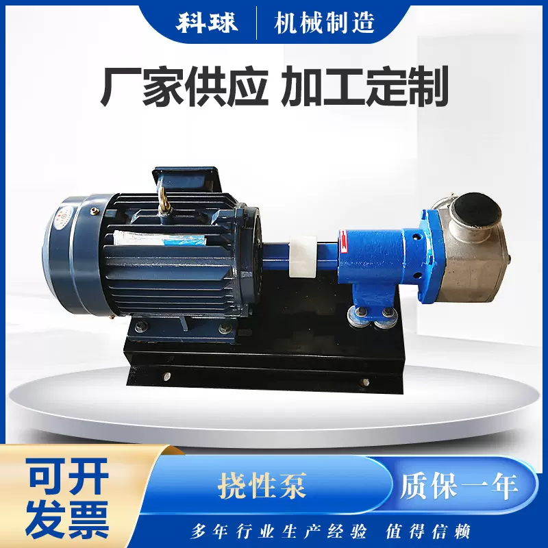 RZB挠性泵高粘度泵304不锈钢齿轮泵自吸泵转子泵化工污水自吸泵