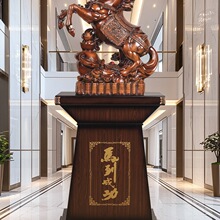 落地马到成功摆件新店公司办公室开业乔迁礼物酒店玄关大堂马装饰