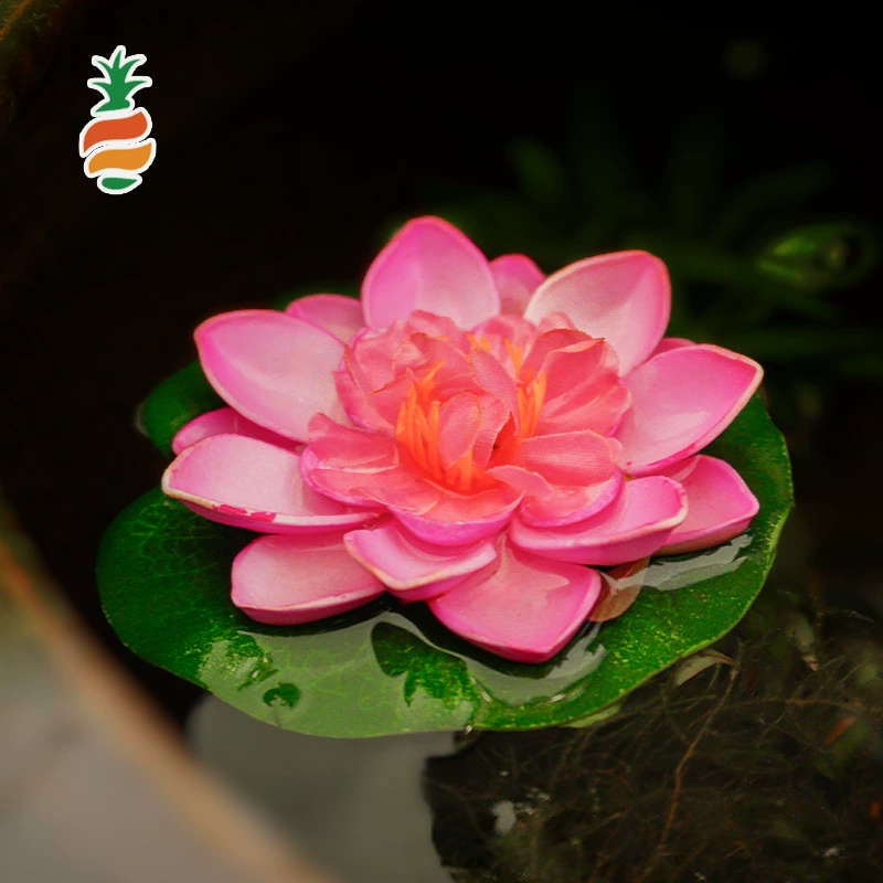 Искусственный Лотос искусственный цветок Бассейн костюм для аквариума древнее рыбоводство 10 см украшение вечный цветок искусственный цветок спящий Лотос сушеный цветок оптом