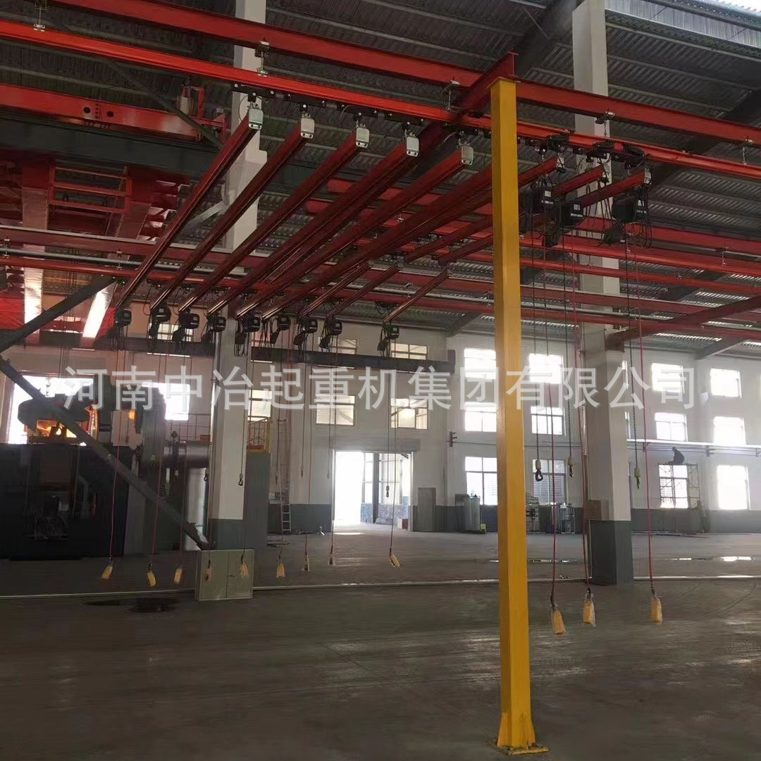 KBK柔性组合式起重机 手动电动0.5吨1吨轻小型柔性轨道吊挂行吊