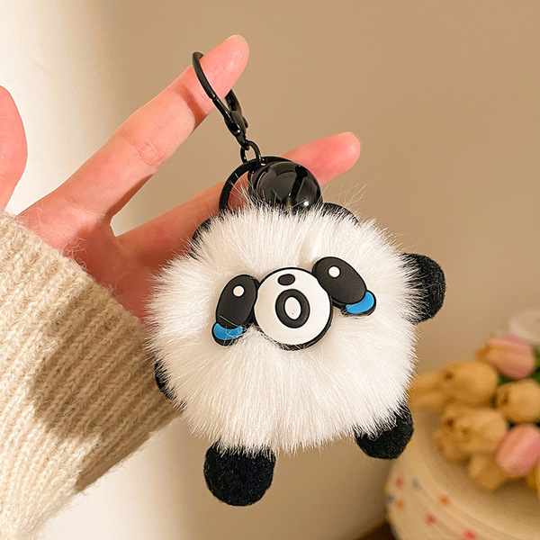 Cartoon Cute Plush Doll Keychain Creative Trinket Car Plush Pendant Boutique Store Small Gift Wholesale