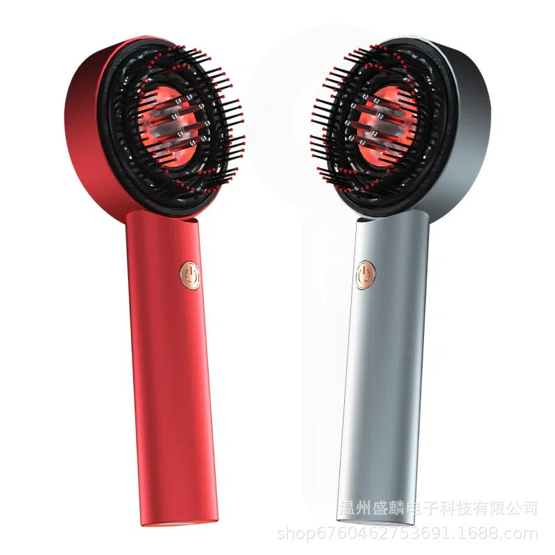 新型赤色導液マッサージ櫛頭皮ケアマッサージ活絡育毛マッサージ櫛導液育毛器クロスボーダー|undefined