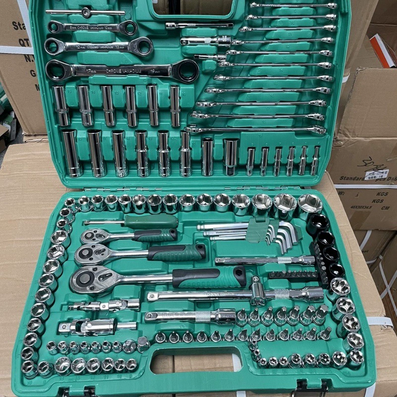 Tools set for repair, wrench, 150 pieces