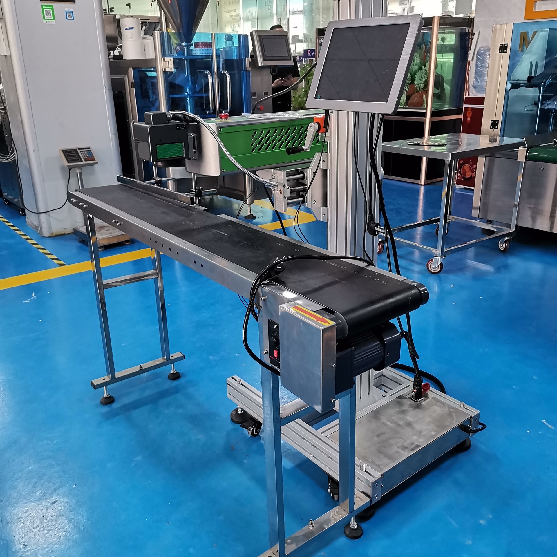 流水线动态激光打码机 管材线缆酒瓶玻璃瓶激光喷码机激光打标机