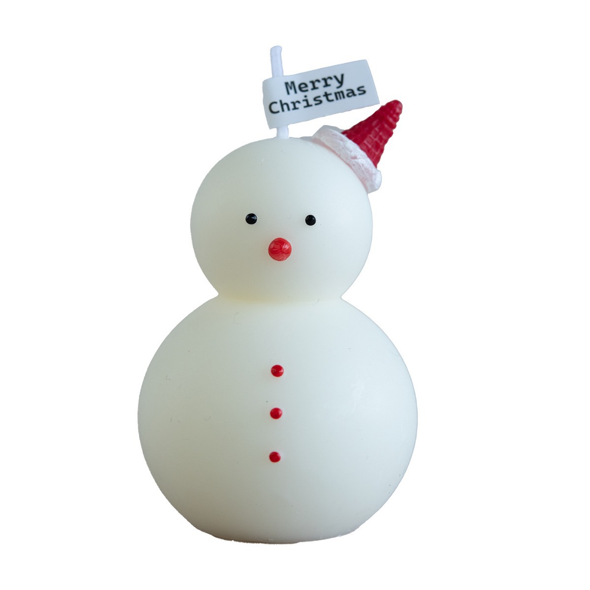 Lindo pintado a mano libre de humo aromaterapia muñeco de nieve forma decoración de la vela decoración del hogar regalo de mano al por mayor caliente