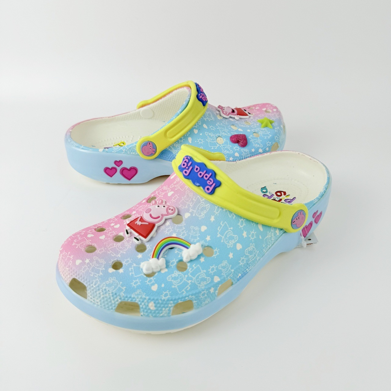 Croca Casablanca Monero Pimmelotti Piggy Page Kids Sand Hole Shoes Rain Botas Rain