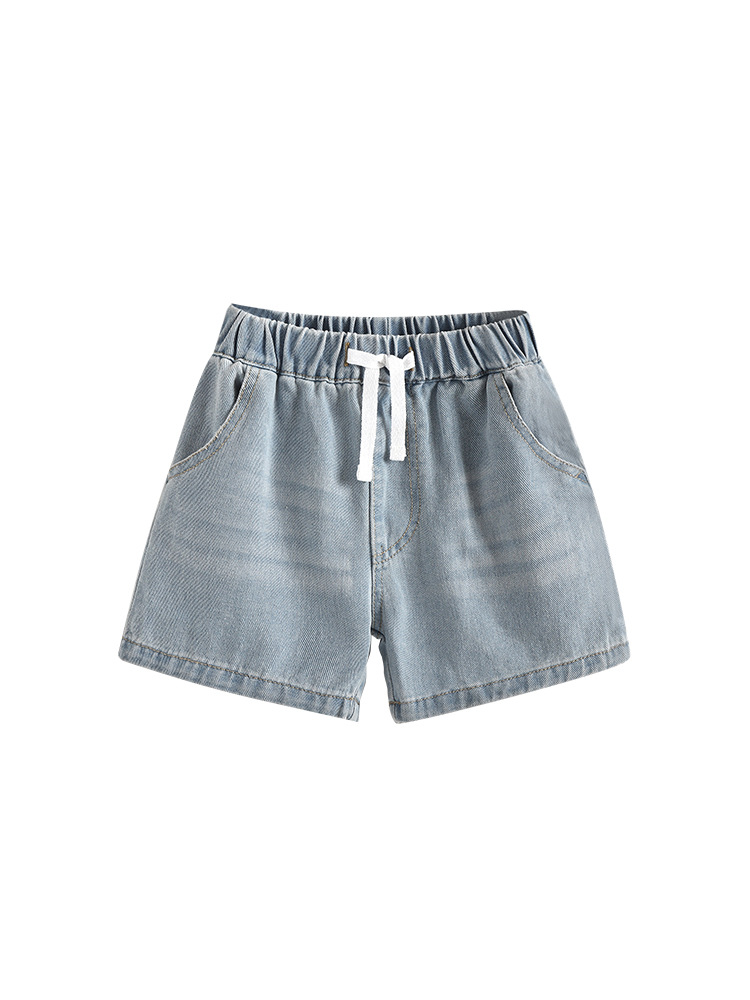 Pantalones malwee transfronterizos para niñas, ropa de verano, nuevos niños europeos y estadounidenses, lindos jeans casuales para niñas