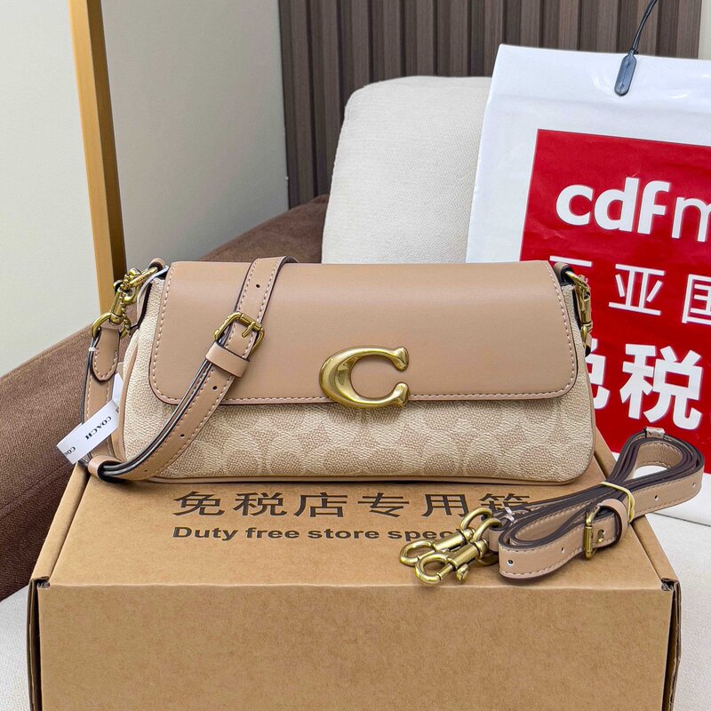 Koujia 2026jet Trapezoidal Small Square Baguette Bag Vintage Fashionable Flap Baguette Bag Single Shoulder Crossbody Underarm Bag Koujia 2026jet Trapezoidal Small Square Baguette Bag Vintage Fashionable Flap Baguette Bag Single Shoulder Crossbody Underarm Bag