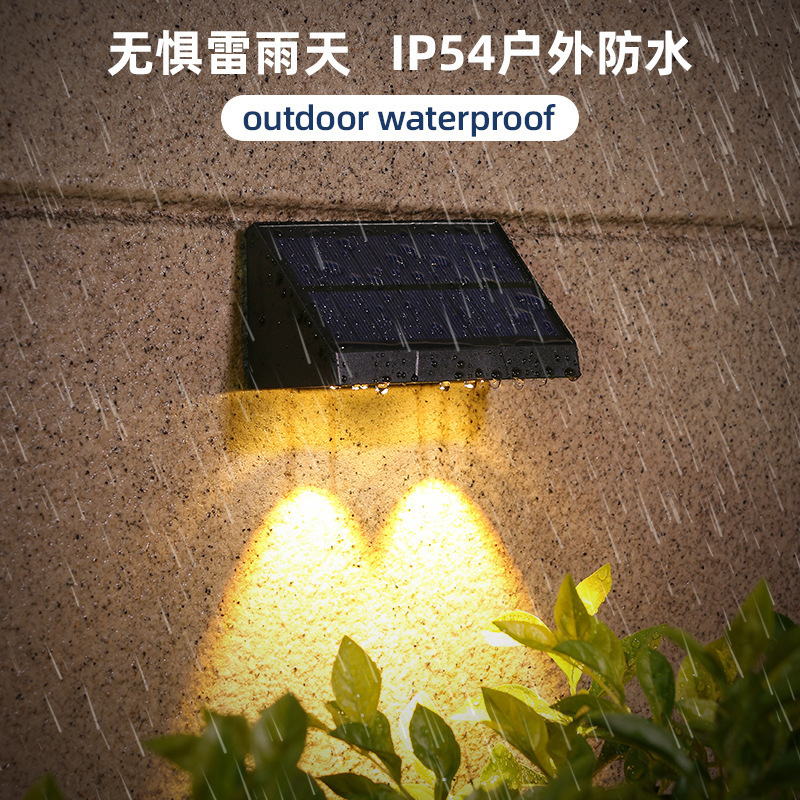 Transfronterizos solar lavadora de pared lámpara LED lámpara de pared lámpara de jardín lámpara de árbol de Navidad impermeable IPX4