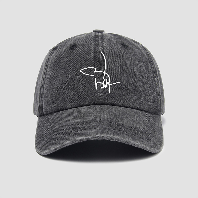 Johnny Depp Johnny Depp signature Galle hat baseball cap men's and women's fresh soft top peaked cap Johnny Depp Johnny Depp signature Galle hat baseball cap men's and women's fresh soft top peaked cap