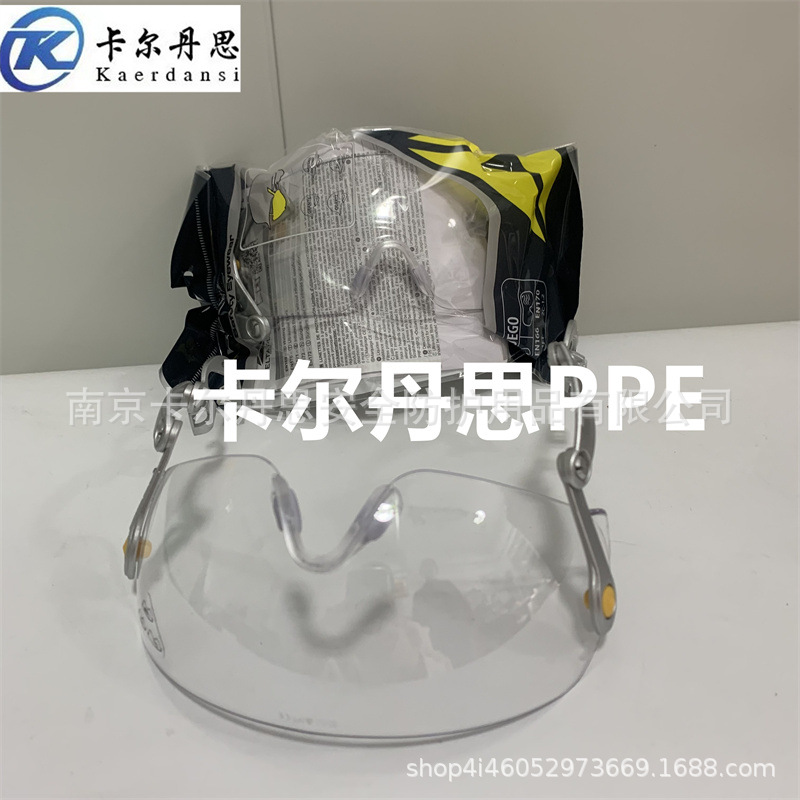 DELTAPLUS Delta Glasses 101134 Hard Helmet Protective Glasses Construction Site Clip Hood Dust-proof Goggles 4