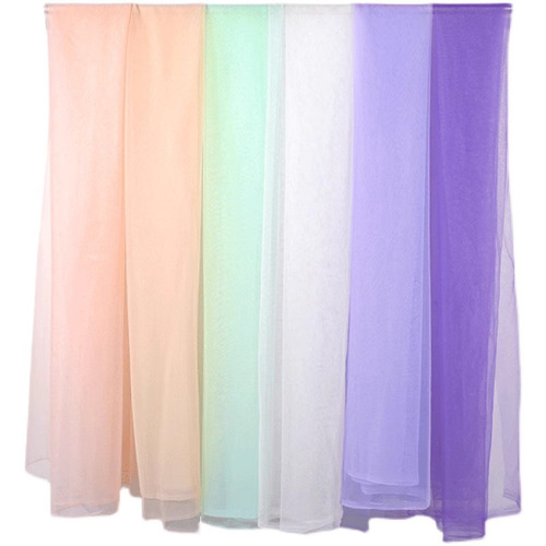 White mesh sheer curtain for outdoor wedding party venue decoration, backdrop, wedding arch, wedding fabric curtain