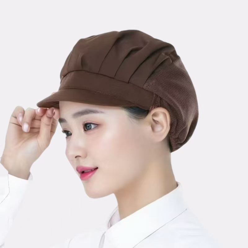 Sombrero de taller de alimentos respirable a prueba de humo de aceite sombrero de cocina sombrero de cocinera sombrero de cocinera sombrero de trabajo