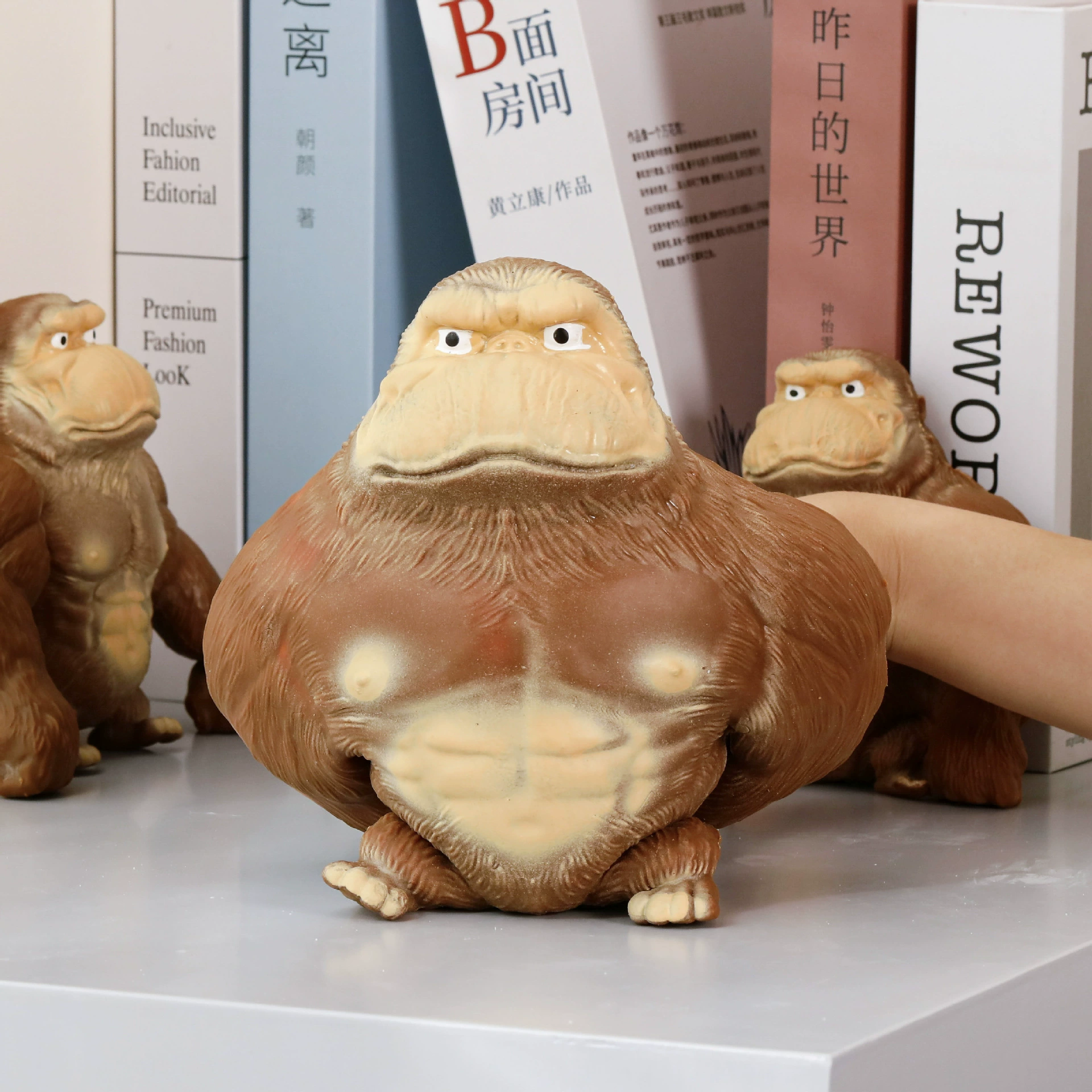 Игрушка, слизь, новая коллекция, (Физика), шимпанзе, антистресс