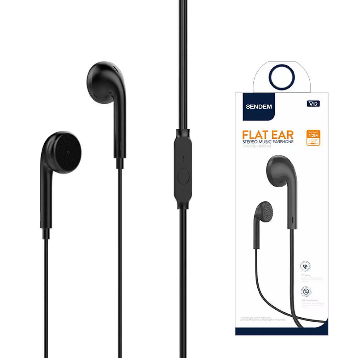 Mobile phone, three dimensional smart headphones, universal earplugs, wire control, 3.5mm