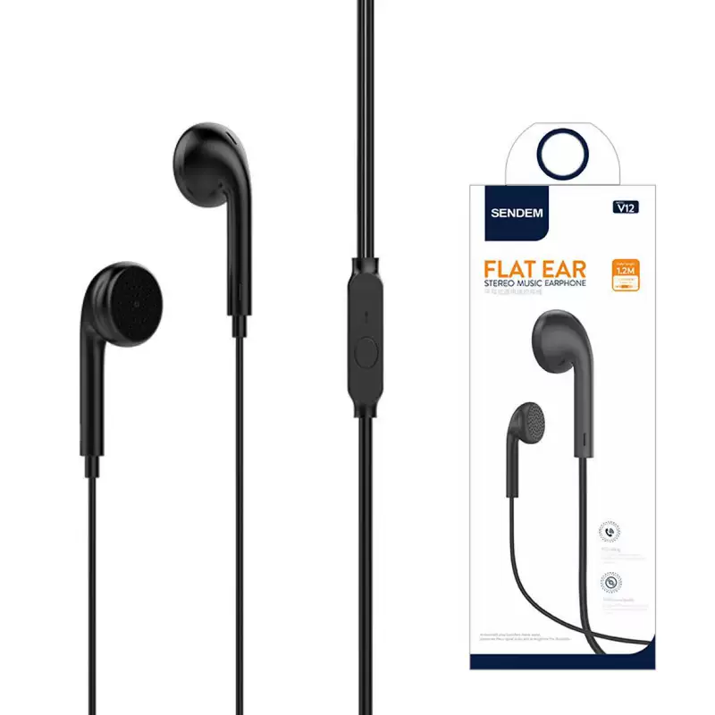 Mobile phone, three dimensional smart headphones, universal earplugs, wire control, 3.5mm