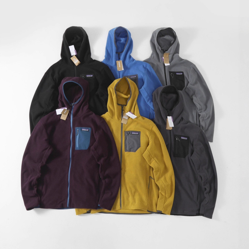 Cross-Border Version Pata R1 Air Outdoor Hooded Fleece Jacket Lightweight Thermal Insulation Jacket for Men and Women Couples