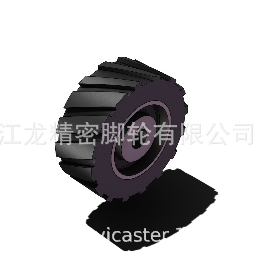 AGV驱动轮AGV舵轮agv聚氨酯胶轮运输车用高负载防滑橡胶轮车载轮