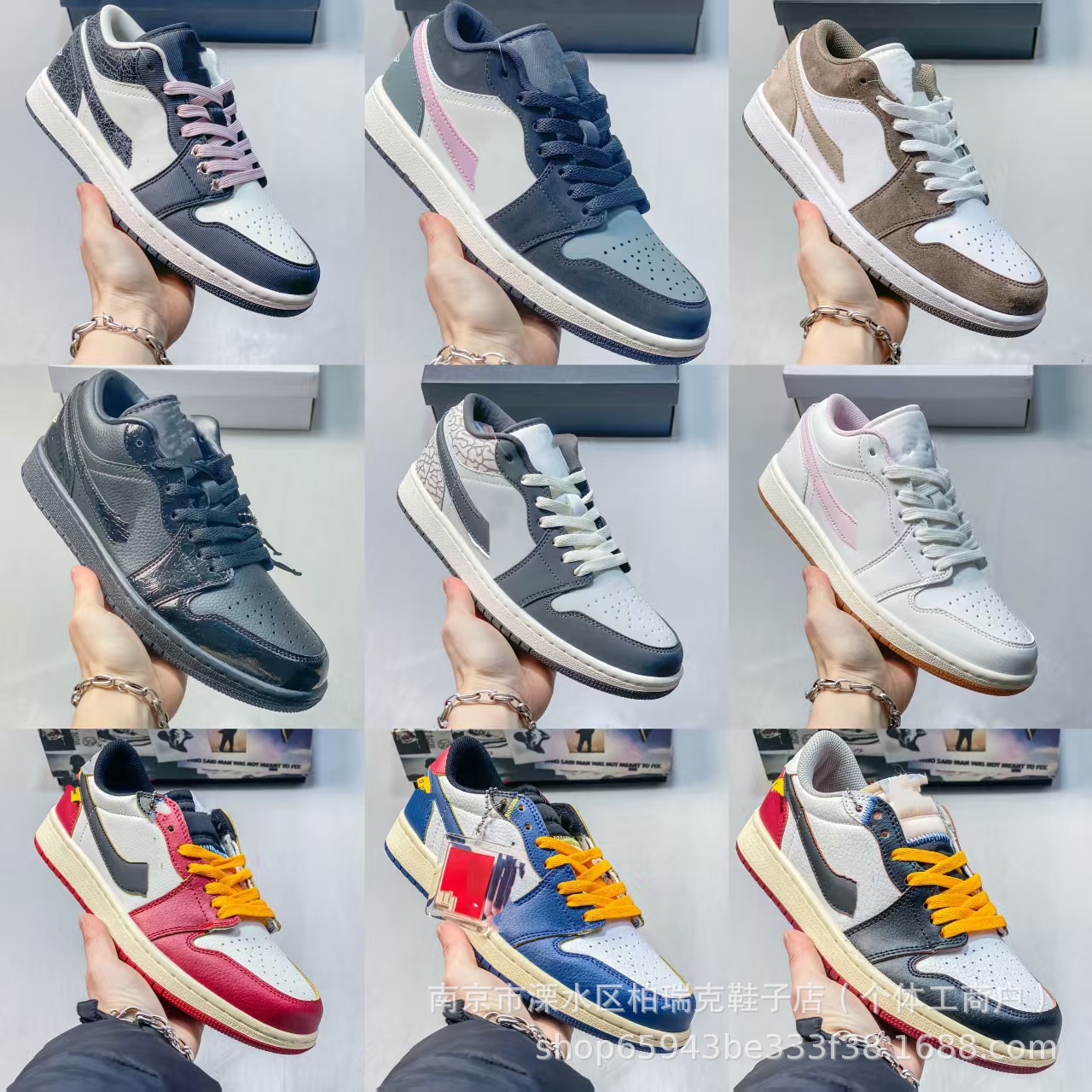 Cross-Border Putian Air Low Aj Low-Top Casual Wear-Resistant Shock-Absorbing Non-Slip Lightweight Men's and Women's Sports Sneakers