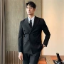 修身免烫升级抗皱西装