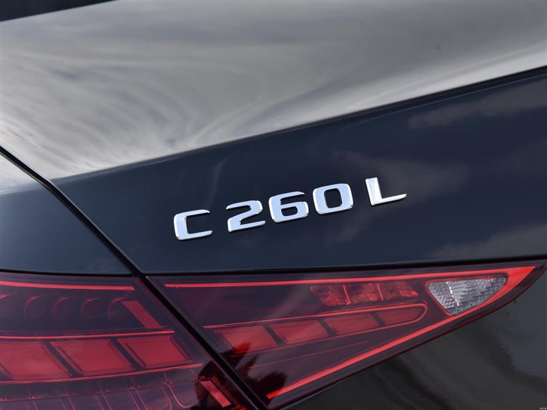 Mercedes-Benz E300L C260L C200L rear emblem, custom lettering for car decoration, E-Class and C-Class black rear car sticker