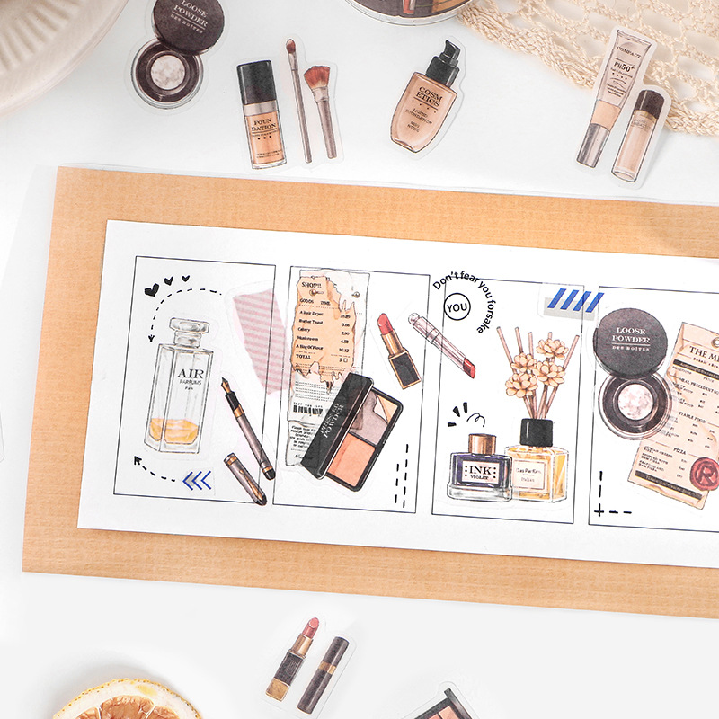 Infeel.me和纸贴纸包 美好生活清单系列 复古创意手帐素材diy贴画