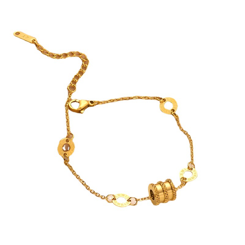 Pulsera de titanio de estilo nuevo, de lujo ligero, minimalista, versátil, con diseño de cintura, de alta gama, para el mercado internacional, joyería de diseño exclusivo. image 7