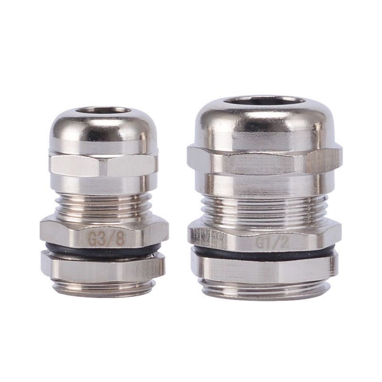 G型防水接头格兰头铜镀镍电缆金属密封填料函电线连接器钻头