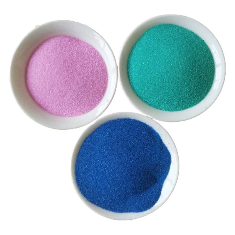 Производитель оптом продает спеченный цветной песок, песок для рисования, детский песок для рисования, фарфоровый декор (клозонь) с использованием более 70 цветов окрашенного песка.