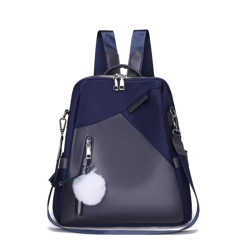 2024 nueva mochila Oxford casual para mujer, tendencia de la moda, versión coreana de la mochila fresca de doble uso, mochila de viaje