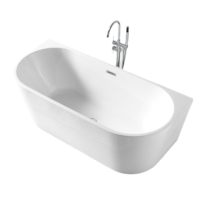 Acrílico independiente rectangular sin costuras exportación de alta calidad acrílico profundizar la bañera 1.5 - 1.7m