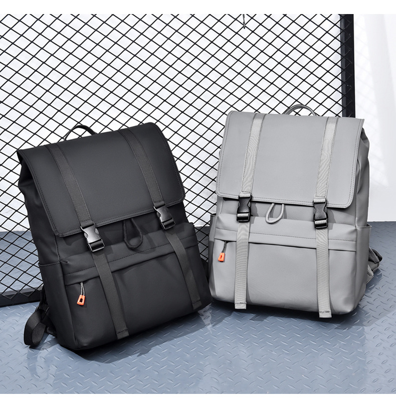 Solid Color Daily School Backpack Functional Backpack display picture 14