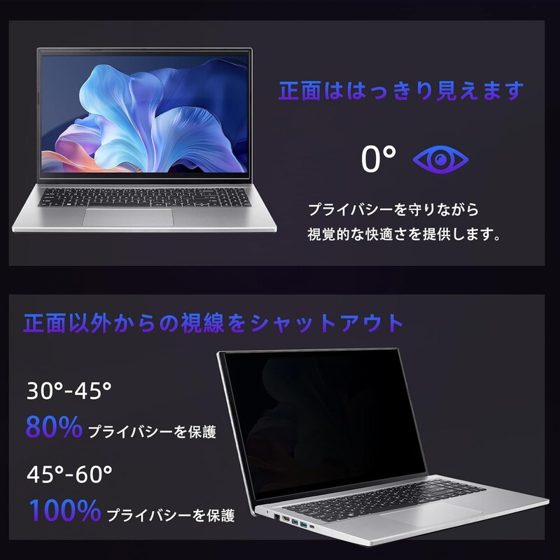 Computer Removable Privacy Film 13.3inch Laptop Screen Suitable for Eye Protection and Anti-Glare 14inch Screen Protector