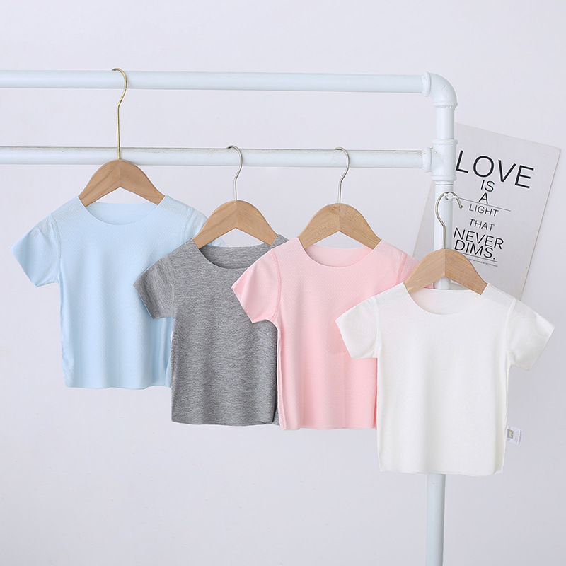Summer children's thin short sleeve T-shirt