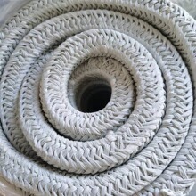 厂家供应石棉圆编绳耐高温无尘石棉方绳10-12mm炉门密封石棉扭绳