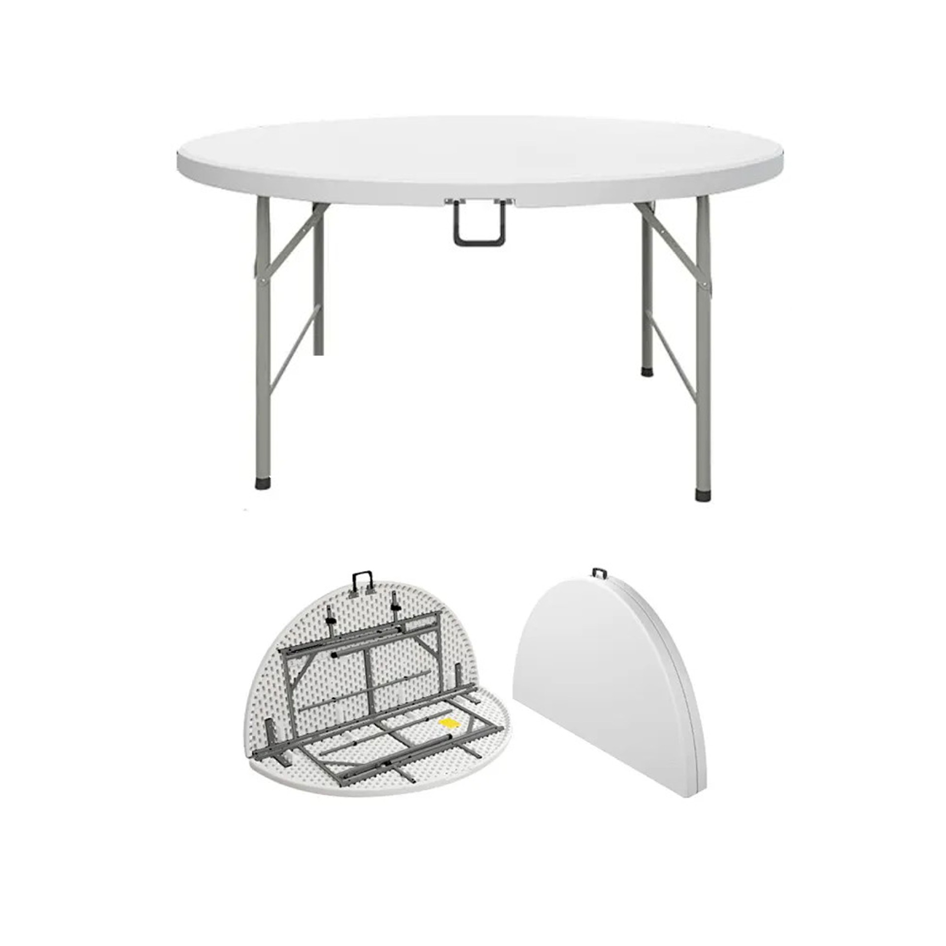 Factory direct sales storage white folding plastic folding table…