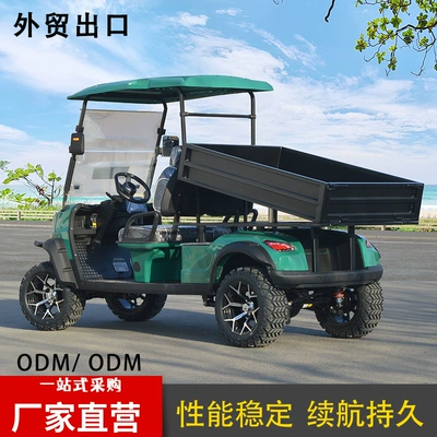 Electric Golf Cart Scenic Park Tour Off-road Electric Sightseeing Car Four-wheel 2-seat Bucket Export