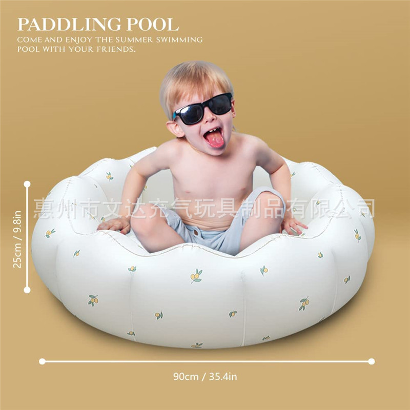 Inflatable foldable swimming pool PVC