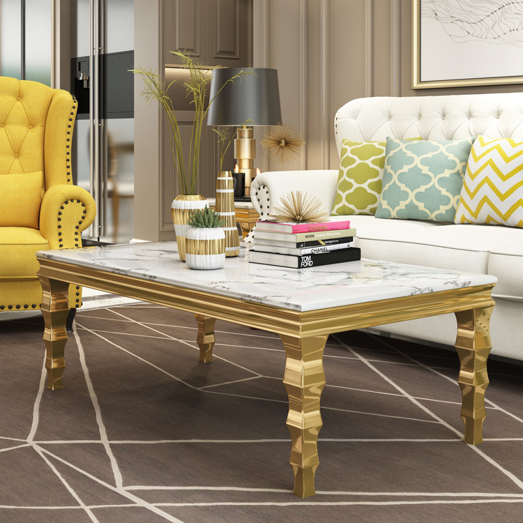 Marble coffee table