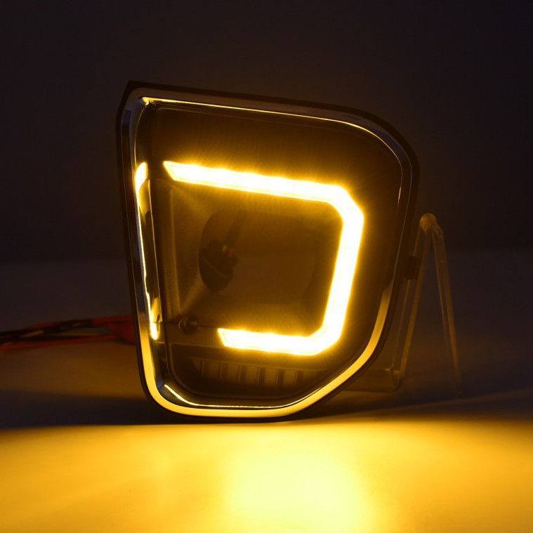 Aplicable para el nuevo 2024 - ON Ford EVEREST LED Asamblea de lámpara de niebla LED Lámpara de barra delantera de luz diurna modificada