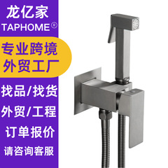 オーストラリア規格認証取得済み、全銅製壁埋め込み型角型温冷水トイレ用洗浄器、加圧式スプレーガン卸売