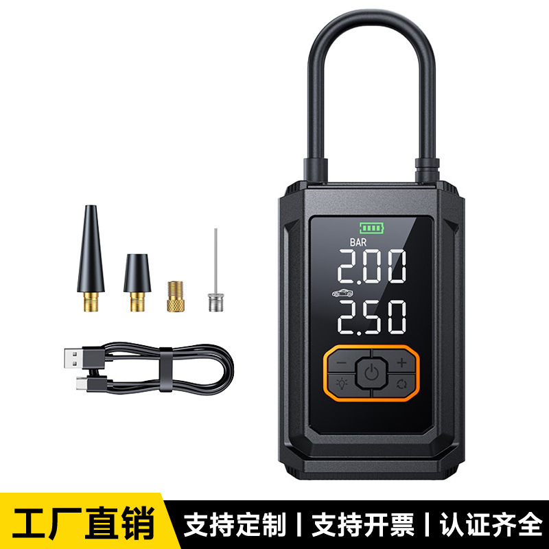 [Xm01] Buwei Car Air Pump Wireless Electric Inflator for Car Tires and Road Vehicles, Tire Inflation and Pressure Measurement