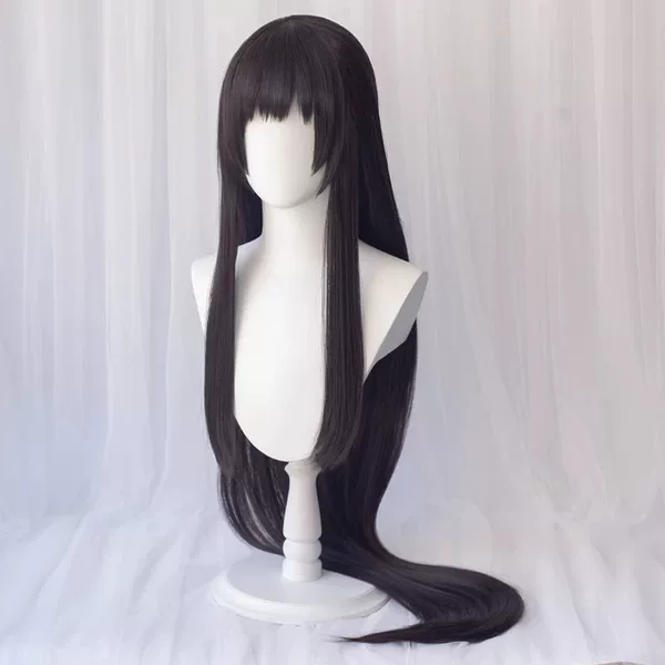 Xishi Cos Wig 90cm Long Straight Hair Illusion Spirit Cosplay Wig Factory Direct Sale