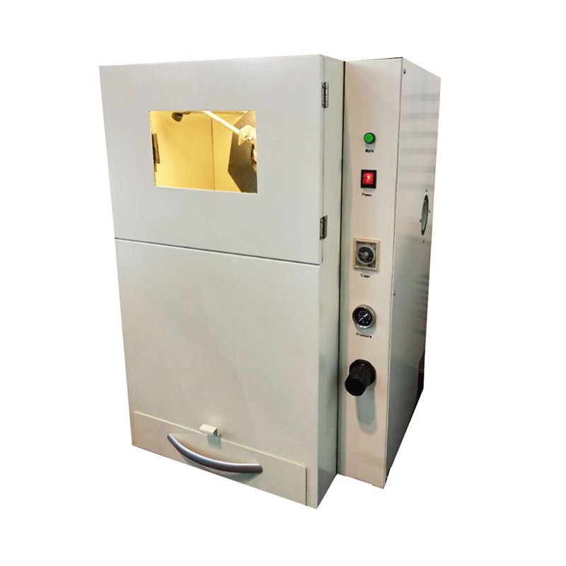 Dental automático fuerte máquina de chorro de arena soporte de diente de acero máquina de pulir equipo de reparación de dentaduras dental fuerte máquina de chorro de arena