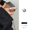 Love Lightning irregular retro, simple cold wind ring, niche personality ring Hong Kong style new product tide jewelry