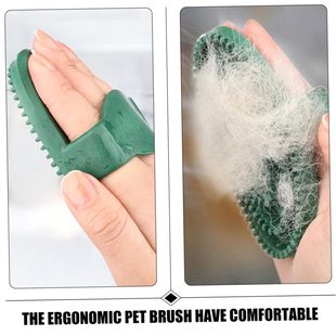 Foreign Trade Wholesale Pet Beauty Bath Massage Bath Brush with Soap Shampoo Dispenser for Dogs and Cats
