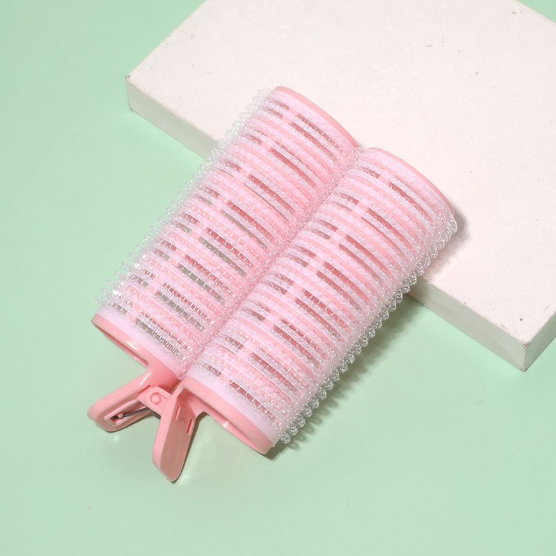 3.0CM 더블 앞머리 클립 대량 핑크
