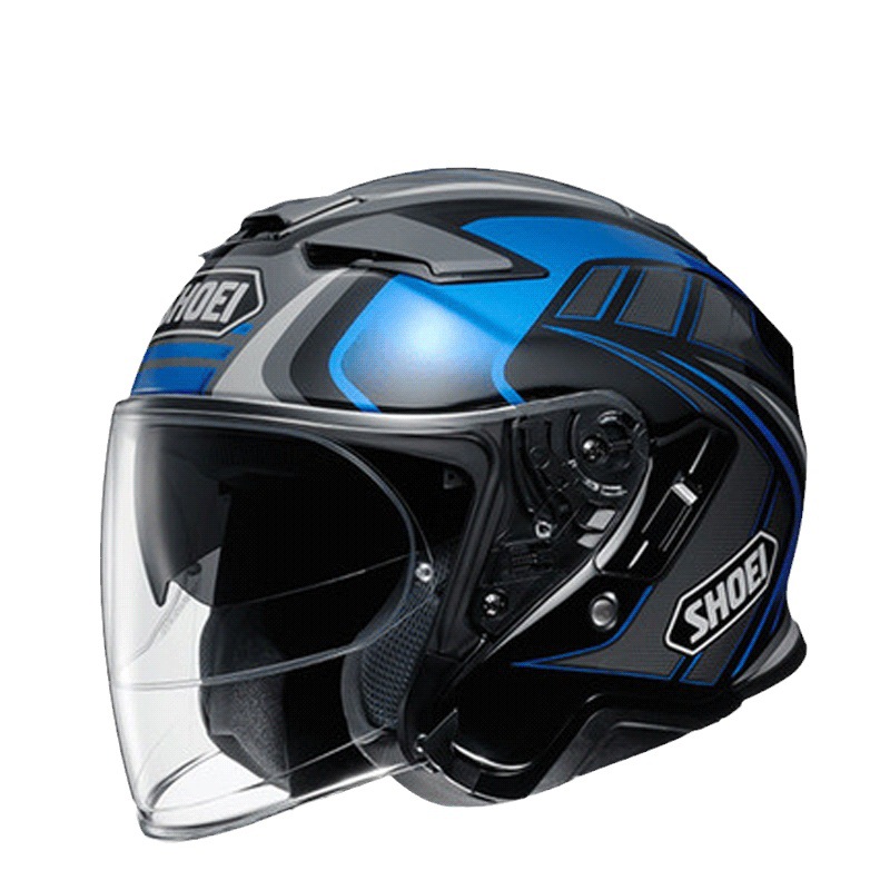 Casco de Motocicleta SHOEI J-CRUISE 2 Importado de Japón, Medio Casco, Tres Cuartos, Doble Visera, Liquidación